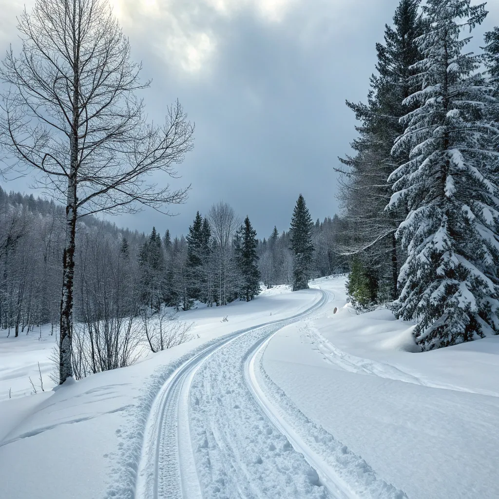 Cross-country ski trail